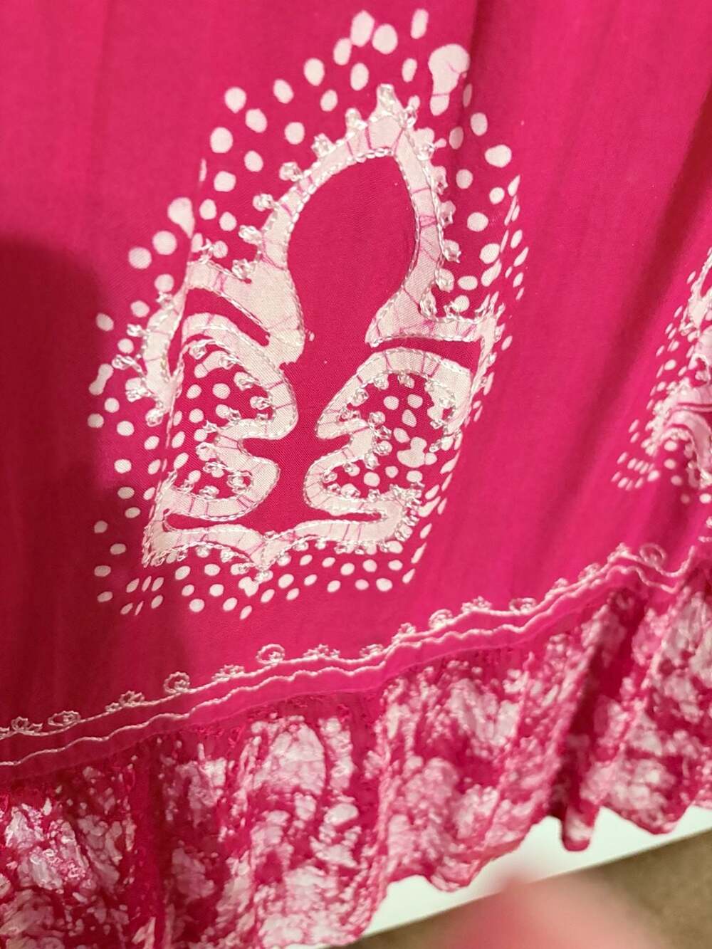 Advance Apparels Free Size Fuchsia Pink Off-Shoulder Maxi Dress - Picture 7 of 11